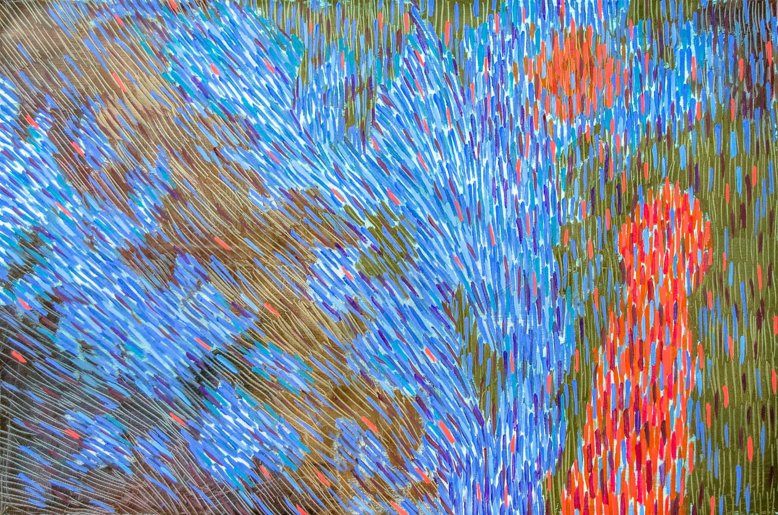 observing planet that is burning, or observing moon from the distance in the dark